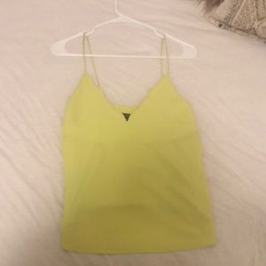 Topshop scallop neck tank